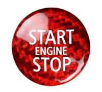 Bouton Autocollant Auto Compatible Avec Mini Pour Cooper Pour R55 2007 2008 2009 2010 2011 2012 2013 2014 Voiture Démarrage Arrêt Moteur Clé D'allumage Bouton Couverture Garniture Autocollant