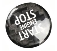 Bouton Autocollant Auto Compatible Avec Mini Pour Cooper Pour R61 2012 2013 2014 2015 2016 Autocollant De Protection Pour Bouton De Démarrage Et D'arrêt Du Moteur De Voiture