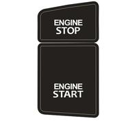 Bouton Autocollant Auto Compatible Avec Pour A6l C5 Bouton De Commutation D'arrêt Et De Démarrage Du Moteur De Voiture Autocollant De Réparation Bouton De Démarrage À Une Touche Autocollants