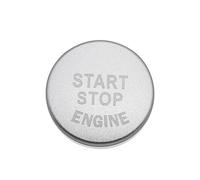 Bouton Autocollant Auto Compatible avec pour X1 X3 X5 X6 2019 Auto autocollant voiture style moteur démarrage arrêt bouton housse intérieur automobile