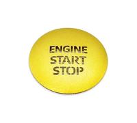 Bouton Autocollant Auto Compatible avec Toyota pour Corolla pour CHR pour Camry pour GT86 Rav4 Yaris FT86 FR-S police lueur voiture démarrage bouton d'arrêt couverture anneau autocollant
