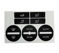 Bouton Autocollant Auto Compatible Avec VW Pour Golf Mk5 2004 2005 2006 2007 2008 Voiture Climatisation Climatisation Bouton De Contrôle Climatique Réparation Autocollants Décalcomanies Accessoires