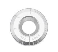 Bouton Autocollant Auto Compatible avec VW pour Golf pour Mk5 pour voiture anneau style moteur Auto accessoires bouton d'arrêt de démarrage cercle d'allumage étui de protection