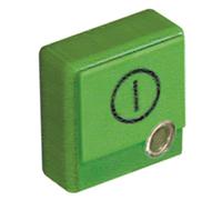 Bouton avec lentille Vert Compatible avec Angelo po pour lave-vaisselle 23 x 23 mm Convient également pour dihr