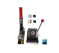 bouton badge Maker Kit de machine de fabrication d'aimants de réfrigérateur carrés en acier avec ensemble de matériaux de 100 pièces DIY Badge