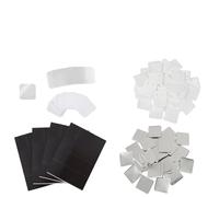 bouton badge Maker Lot de 50/100 pièces de 50 x 50 mm pour badges métalliques carrés, boutons, fabrication de bricolage pour machine à fabriquer des boutons DIY Badge(50Pcs Fridge magnet)