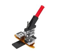 bouton badge Maker Machine à fabriquer des boutons magnétiques pour réfrigérateur, kit photo carré de 50 x 50 mm DIY Badge(1 machine only)