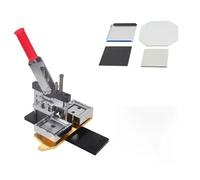 bouton badge Maker Machine de fabrication de badges magnétiques en fer blanc pour badges carrés 50 x 50 mm/63,5 x 63,5 mm DIY Badge(63.5x63.5mm Set)