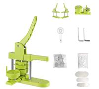 bouton badge Maker Machine de fabrication de boutons pour badges 25 + 32 + 58 mm, avec 300 pièces de boutons + coupe-cercle + moule DIY Badge(25MM)