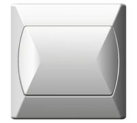simple gros bouton plaque murale blanc