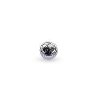 Bouton Bijou Bouton Pour Moulin À Poivre, Chrome Brillant