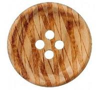 Bouton bois rayé 4 trous 12 à 25mm - Prym(...) - 25mm Beige 25mm Beige G