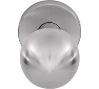 Bouton boule anti-feu OGRO 3548/6500 AL FS Alu.F1 Rosace ronde feuille pleine OGRO