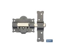BOUTON BOUTON/LLAVE PEINT GRIS R/105-50 mm