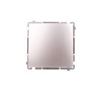 Kontakt-Simon BMS1.01/43 Interrupteur électrique Pushbutton Switch Argent - Accessoire Couteau électrique (Pushbutton Switch, Argent, Plastique, IP20, IP44, 250 V, 10 A)