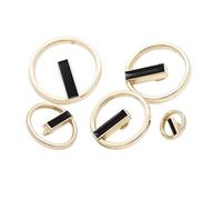 Bouton Boutons ronds en métal for vêtements, boutons de chemisier for femmes, 20 mm, accessoires couture faits à la main, for chemise(23mm-10pcs)