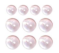 Bouton Cardigan de la coquille de rivière - Boutons de robe notamment de coque naturelle 10pcs | Boutons de coquille de 2 trous pour vêtements | Boutons de coque naturels | Boutons de manteau de