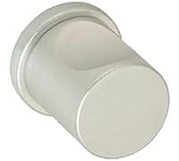 Bouton central de porte fixe Actural argent 008198