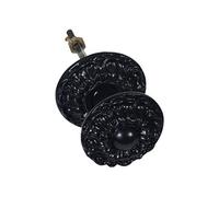 Bouton chainette Dahila 91mm noir - - J502120