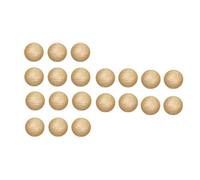 Bouton Champignon 50 Pièces en Bois et Alliage | Fermeture Khaki, Lot Décoratif, pour Ceintures et Chapeaux, Usage Anniversaire ou Atelier, Finition Sobre
