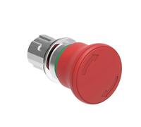 Bouton champignon métal déverrouillage par platine LPSB6644