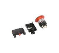 Bouton champignon rouge 1R 22mm ST22-DC-01 ST22-DC-01\.