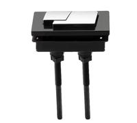 Bouton Chasse d'eau Wc 1 bouton carré for réservoir de toilettes à double chasse d'eau, valve universelle for, interrupteur pression, accessoires salle bains(C)