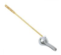 Bouton Chasse d'eau Wc Accessoires de remplacement for toilettes Bouton déclenchement des Poignée du réservoir Levier chasse d'eau à montage latéral(Silver)