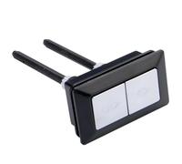 Bouton Chasse d'eau Wc Valve de vidange toilette, double bouton réservoir chasse d'eau rectangulaire, d'économie, commutation, accessoires salle bains(D)