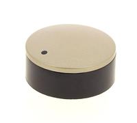 Bouton chrome evo3 scholtes pour lave-vaisselle Whirlpool C00097228 Noir G