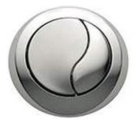 Bouton chromé pour mécanisme WC SIAMP Optima S référence 347050.07. G