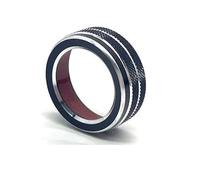 Bouton climatisation Climatisation Bouton Contrôle Vent Anneau Décoratif Pour Volvo S80L S60 Xc60 XC70 V60 V70(Noir)