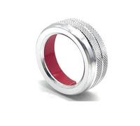 Bouton climatisation Climatisation Bouton Contrôle Vent Anneau Décoratif Pour Volvo S80L S60 Xc60 XC70 V60 V70(ARGENT)