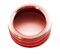 Bouton climatisation Console Centrale Bouton Climatisation Anneau Garniture Couvercle Pour Volvo V40 S60 V60 XC60 S80(ROUGE)