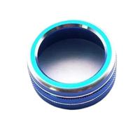 Bouton climatisation Console Centrale Bouton Climatisation Anneau Garniture Couvercle Pour Volvo V40 S60 V60 XC60 S80(BLEU)