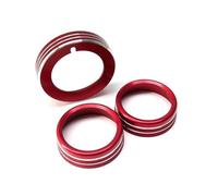 Bouton climatisation Pour Ford Pour Mustang Audio Climatisation Radio Commande Bouton Anneau(Red)