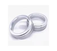 Bouton climatisation Pour Toyotaes RAV4 XA50 2019 2020 2021 2022 2023, Anneau De Bouton De Volume De Climatiseur De Voiture(Argent)