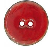 Bouton Coco laqué Rouge 30 mm X 1 - Union Knopf(...) - Rouge G