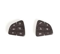 Bouton Comman Volant Pour BENZ C Classe Pour GLC C180 C200 C300 W205 W253 0999050200 Boutons Commande Volant Voiture Interrupteur Multifonction(Brown 1 Pair)