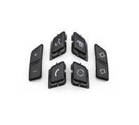 Bouton Comman Volant Pour BMW Série 3 Pour X1 E90 E91 E92 E93 E84 61316959893 61316959894 Couvercle Commutateur Commande Bouton Volant Multifonction Voiture(Model A 6PCS)