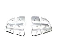 Bouton Commande Audio Volant Pour Benz Pour GLC Classe C W205 X253 Lot De 12 Autocollants Garniture Pour Boutons Commande Du Volant Voiture