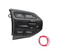 Bouton Commande Audio Volant Pour Kia Pour RIO K2 Pour Picanto 2017 2018 Pour RIO Pour X LINE Boutons Volant Volume Téléphone Direction RH Commutateur Régulateur À Distance(K2-A-Red line)