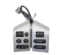 Bouton Commande Audio Volant Pour Nissan Pour Tiida 2005-2008 Pour Livina 2007-2010 Pour Sylphy 2005-2017 Régulateur Vitesse Voiture Boutons Volant Interrupteur Argent Noir Beige(Argent)