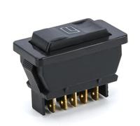 Bouton Commande Fenêtre Interrupteur De Commande De Vitre Électrique Universel Pour Voiture 12 V CC 20 A 5 Broches Marche/arrêt Leve Vitre Bouton(KG30R)