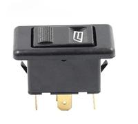 Bouton Commande Fenêtre Interrupteur De Lève-vitre Électrique Universel Pour Voiture 5 Broches DC 12 V 20 A Lumière Bleue/rouge/verte Leve Vitre Bouton(02 Red)