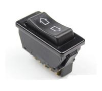 Bouton Commande Fenêtre Interrupteur De Lève-vitre Électrique Universel Pour Voiture 5 Broches DC 12 V 20 A Lumière Bleue/rouge/verte Leve Vitre Bouton(01 Red)