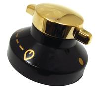 Bouton Commande Gaz Feu Cuisinière Stoves Noir / Doré
