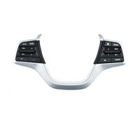 Bouton Commande Volant Bouton Interrupteur Pour Hyundai Pour Elantra 1.6L 2016 2017 2018 2019 Régulateur De Vitesse Volant Multifonction(Argenté)