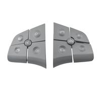 Bouton commande volant Compatible Avec Benz Pour W251 Classe R 2006-2009 Pour W245 2008-2011 16482080109116 Kit De 2 Boutons De Volant Multifonctions Pour Voiture(Gray)