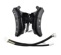 Bouton commande volant Compatible Avec Toyota Pour Highlander 2003-2007 Pour Tundra 2004-2006 Pour GX470 2003-2009 84247-58010-C0 Commutateur De Commandes Au Volant De Voiture(Black Low)